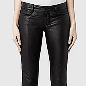 All Saints Italian Leather Pants (Mauritius) SZ 27